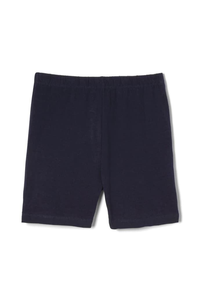 Girls Navy Biker Shorts